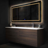 Espejo LED Rectangular | Botón táctil | Luz blanca cálida - Reyze Seria Minimal Model 1